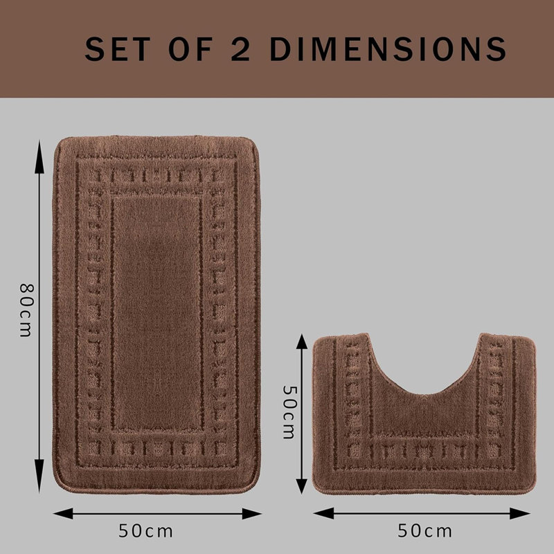 Bath Mat, Chocolate