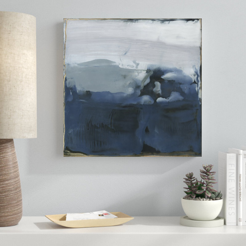 «Smirr II» par Sue Jachimiec - peinture sur toile tendue, H 20 po x l 20 po