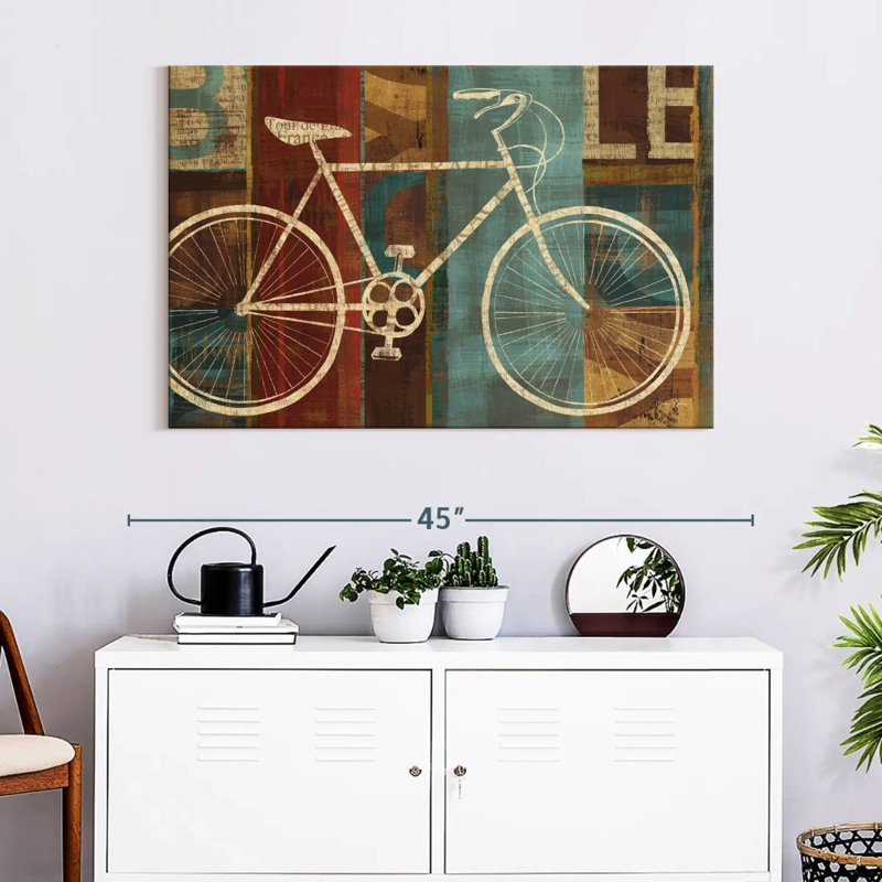 Mehar Bicycle Breaking Away, 26" H x 39" W