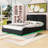 Upholstered Platform Bed with Built-in Bluetooth Speakers and RGB LED Light-1412637439-1412637436