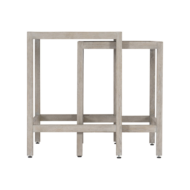 Albion Solid Wood Nesting End Table