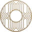 Médaillon de plafond 24 po x 24 po x P 8 3/4 po x H 3/8 po Empire-63411756-63411731