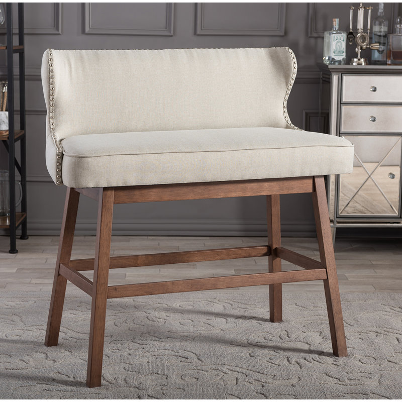 Banc rembourré Isobel, Beige