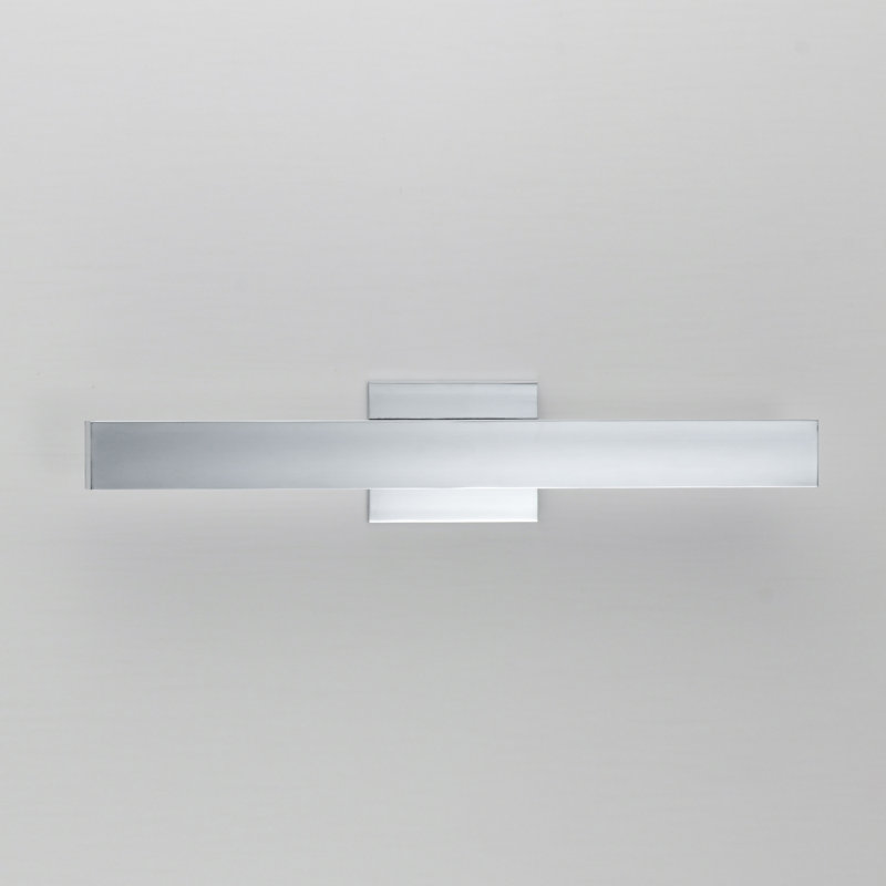 Alumilux Sideline - Meuble-lavabo pour salle de bain, Chrome poli, H 4,75 po x l 24 po x P 3 po