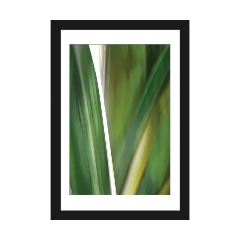 «Organic IV», impression sur toile, Papier d'art encadré noir, Blanc, H 24 po x l 16 po x P 1 po