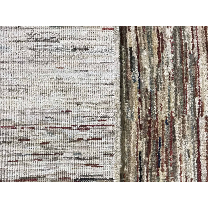 Hand-Knotted High-Quality Beige Area Rug