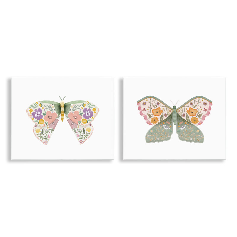  "Folk Florals Butterflies", art mural par Kim Allen