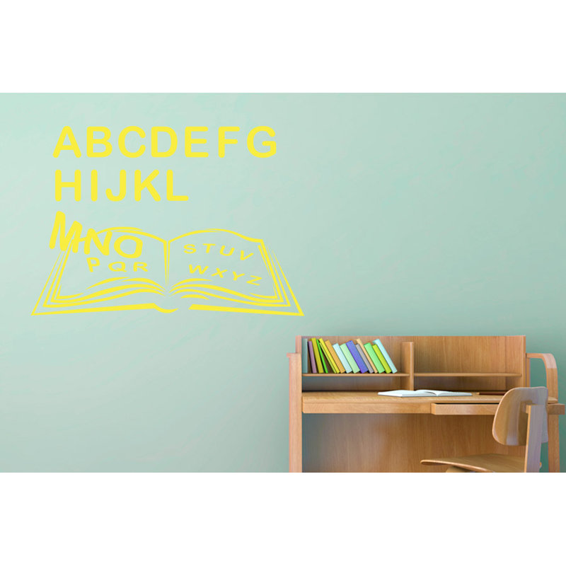 Wall Decal, Bright Yellow, Large