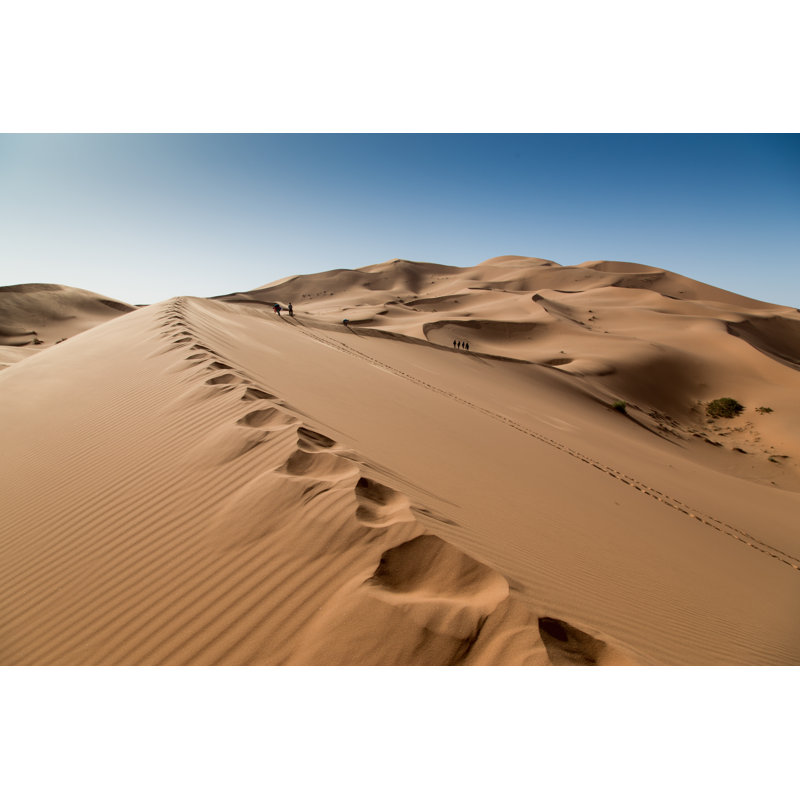 «Footprints on the Edge» - Photographie sur toile tendue, H 24 po x l 36 po