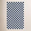 Tapis bleu marine / ivoire Freemont-90584268