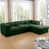Chenille verte sélectionné
