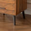 Table de chevet 25,6 po avec tiroir caché, table de chevet avec station de charge et lumières à capteur-1399663343