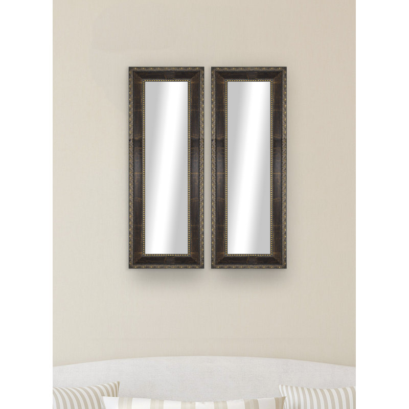 Ensemble de miroirs vénitiens modernes et contemporains Derrell, H 11,5 po x l 32,5 po