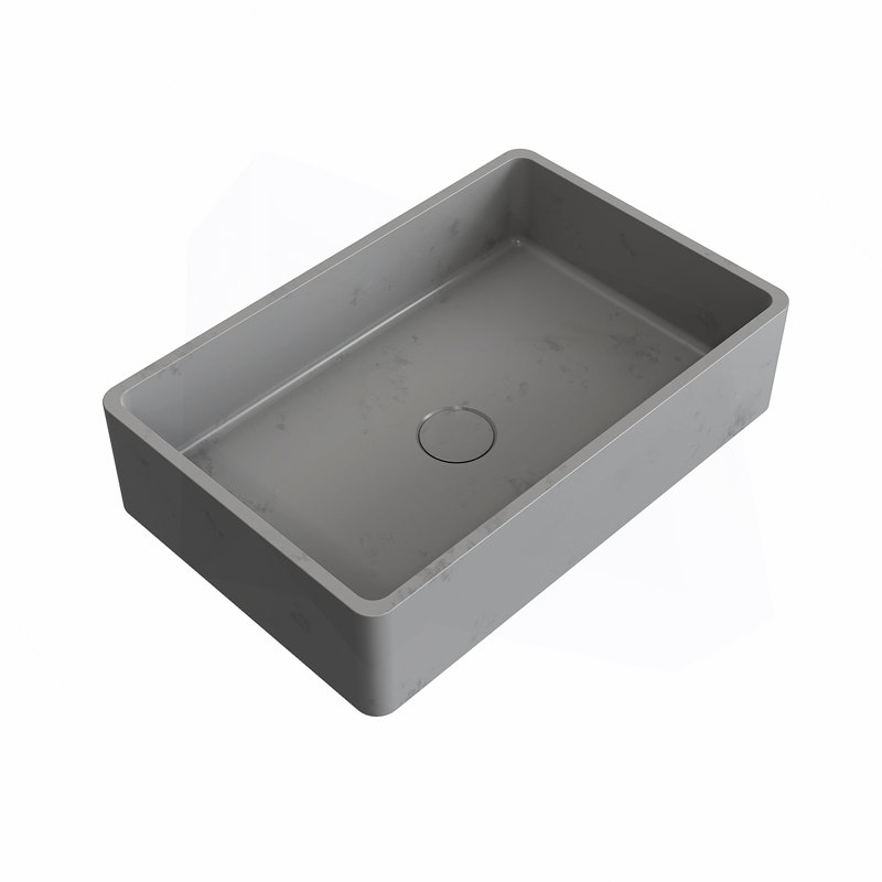Vessel Rectangular Modern Bathroom Sink