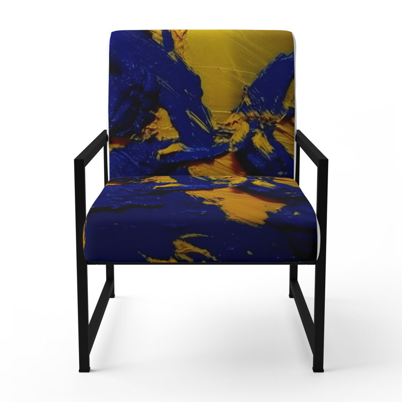 Fauteuil d'appoint Curci - Fractals, Noir, noir, noir, noir