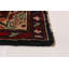 Tapis rouge unique fait à la main 3 pi 5 po x 18 pi 4 po Andelz