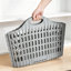Panier de rangement pliable en plastique polyvalent, organisateur de buanderie et de collations, conception peu encombrante