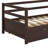 Shantee Twin Size Wooden Daybed with Trundle-1804737953