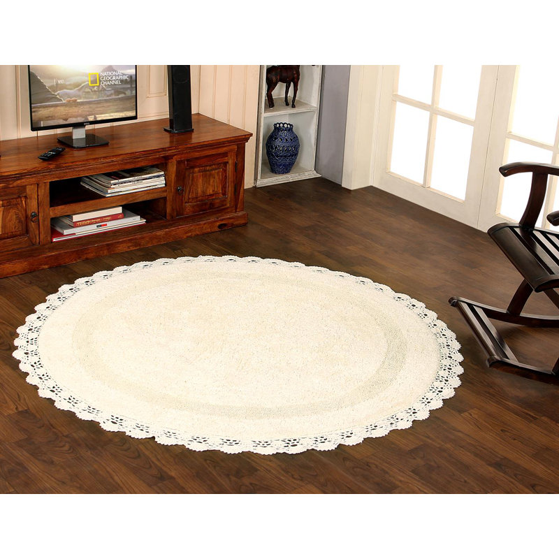Tapis pour salle de bain Wingert, Ivoire, L 60 po x l 60 po