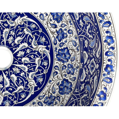 Langley Street 400mm L x 400mm W Ceramic Circular Sink
