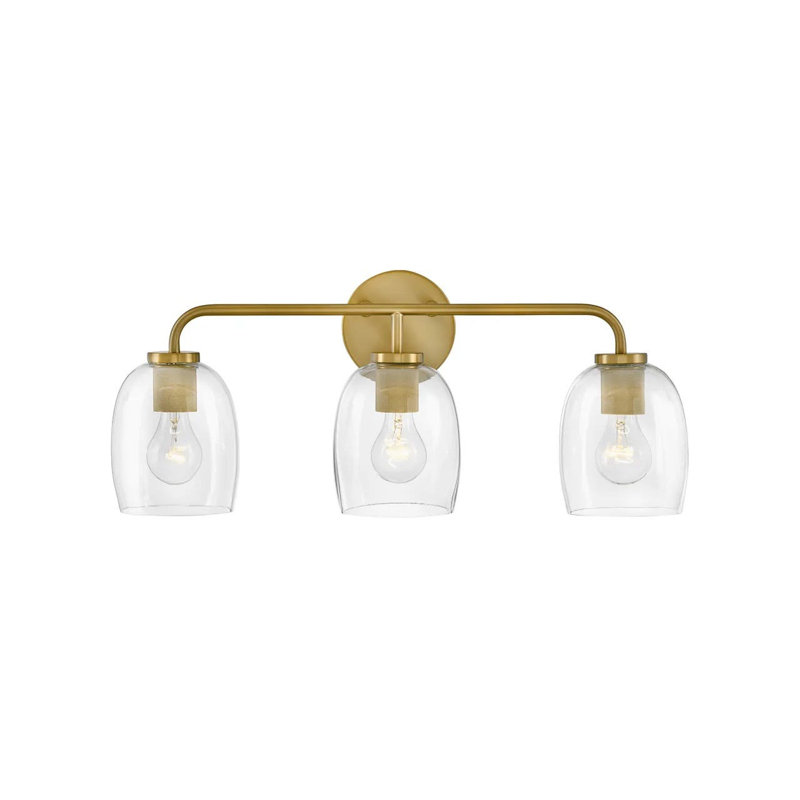 Attamore 3 - Light Dimmable Vanity Light, Gold