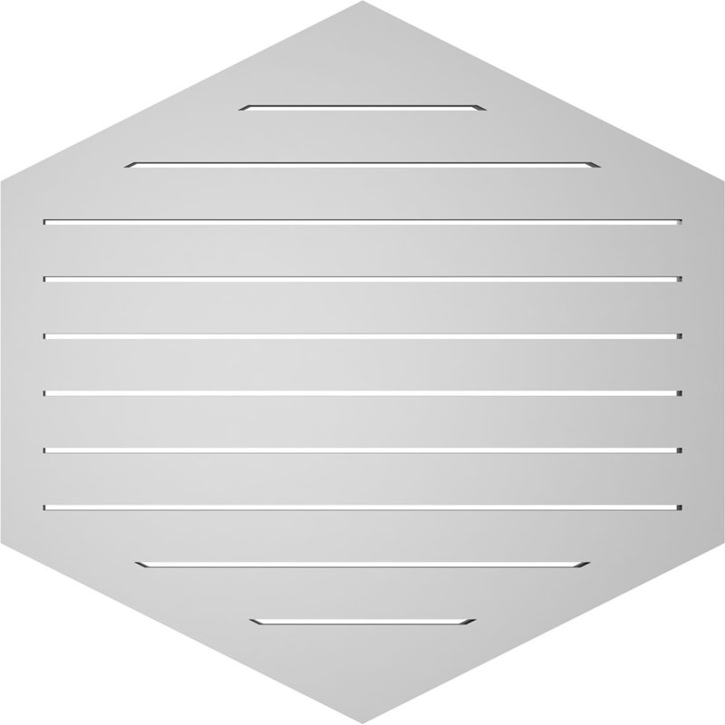 Pente verticale verticale en uréthane 6 pi, 34" H x 34" W x 1.5" D