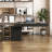 Dibora Glass Excutive Desk with Built in Outlets-1708468627-1708468667