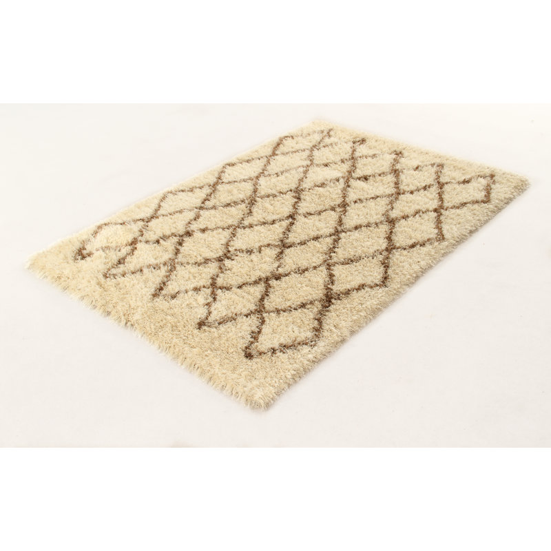 Dana Geometric Wool Area Rug, Rectangle 160 x 230cm