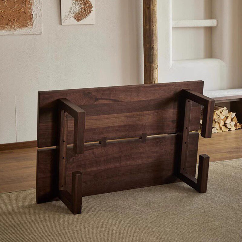 Table basse en bois de style nordique, 15.7" H x 55" L x 31.5" W