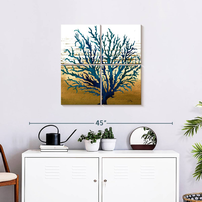 Brampt bleu côtier II, H 26 po x l 26 po