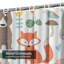 Mignon rideau de douche avec 12 crochets-816877990