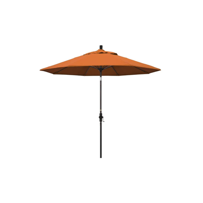 Parasol de marché Sunbrella® 9 pi Roverta, Toile Sunbrella® toscan, Brun