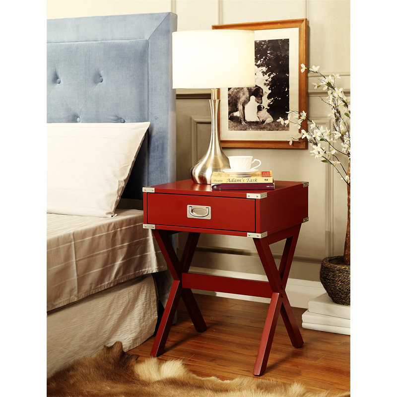 Table d'appoint Babs, Rouge