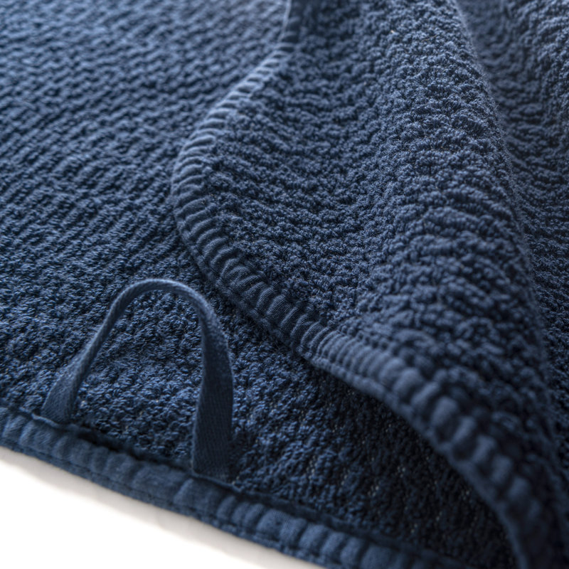 Bee Waffle Bath Towel, Anthracite, Bath Sheet 1-Pack