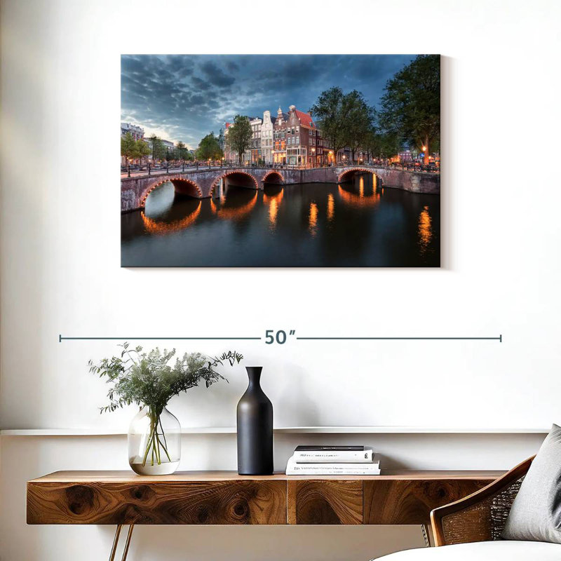 Ponts de Amsterdam, H 24 po x l 36 po