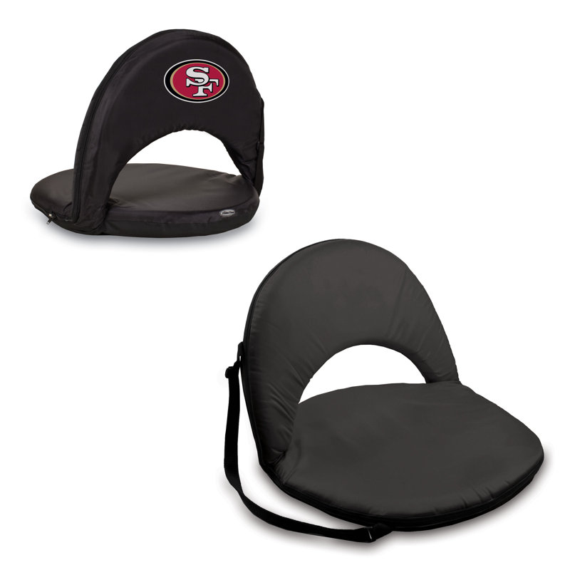 Digital Print Oniva Reclining Folding Stadium Seat, San Francisco 49ers, Red