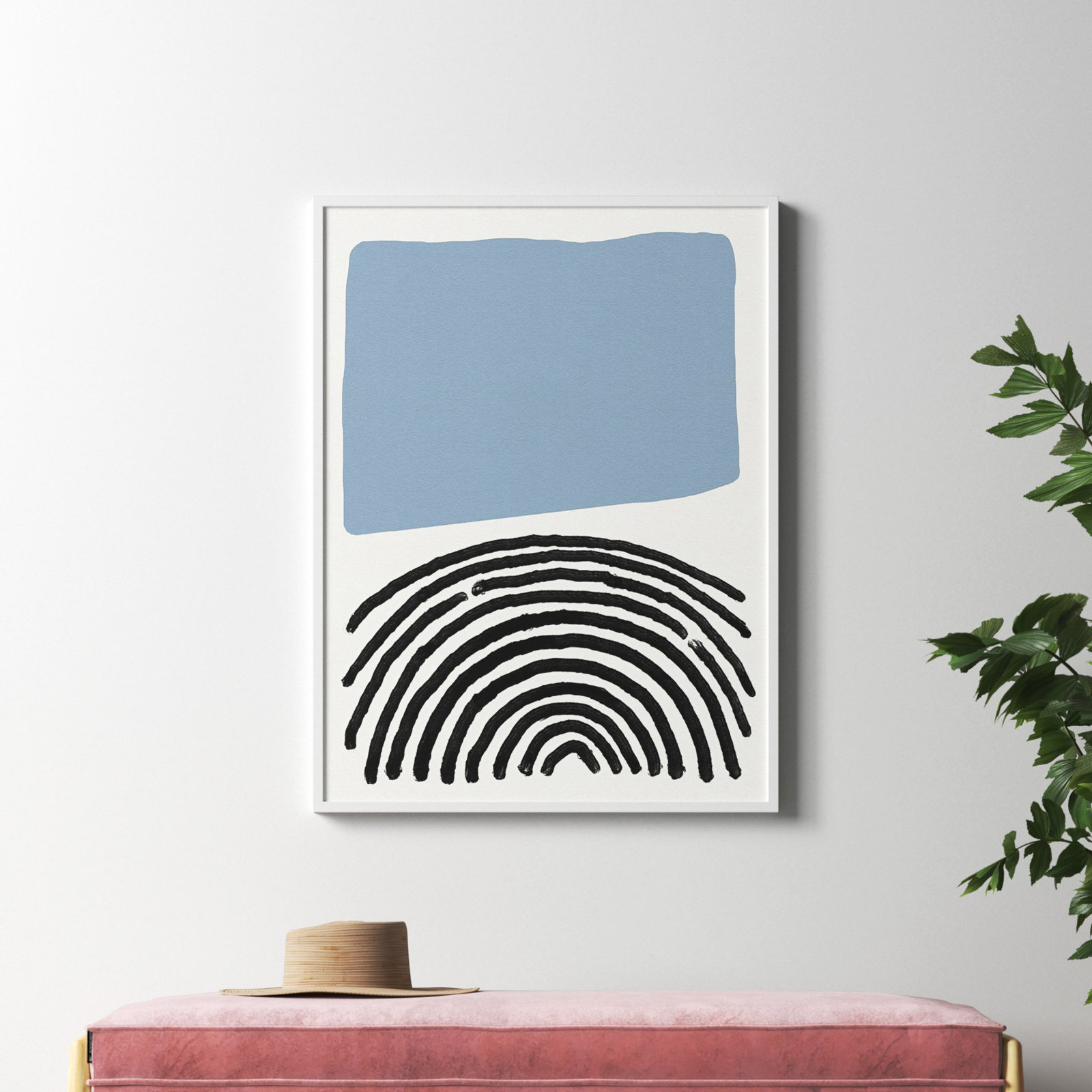 Good Vibes III by Jacob Green, Gray, 41" H x 31" W x 1" D