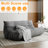 Armless 3-Seat Togo Three Seater Large Bean Bag Sofa-115636736-113399986