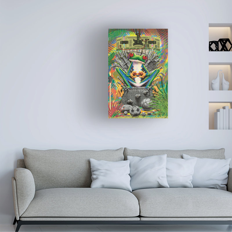 Art sur toile, Michael David Ward, H 12 po x l 19 po