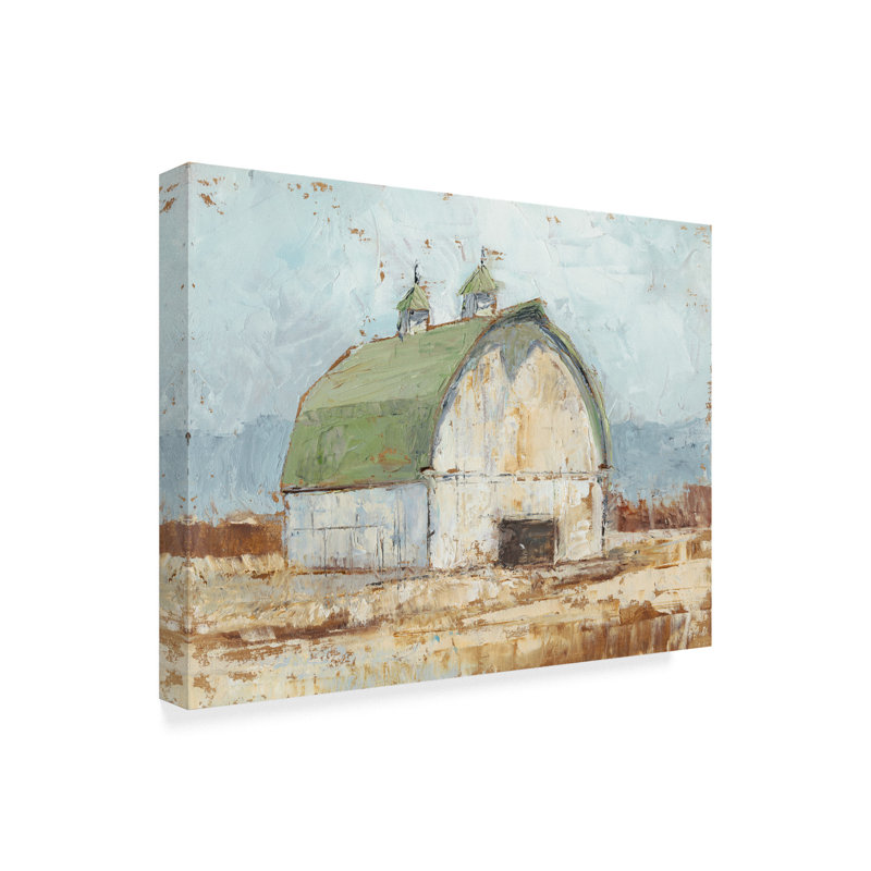 « blanchie grange iii », reproduction de peinture à l’acrylique sur toile tendue, H 18 po x l 24 po x P 2 po