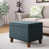 Textured Teal Polyester Blend