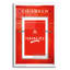 «Panama Red» par JJ Brando, art mural en verre acrylique, 12 po x 16 po-739818336