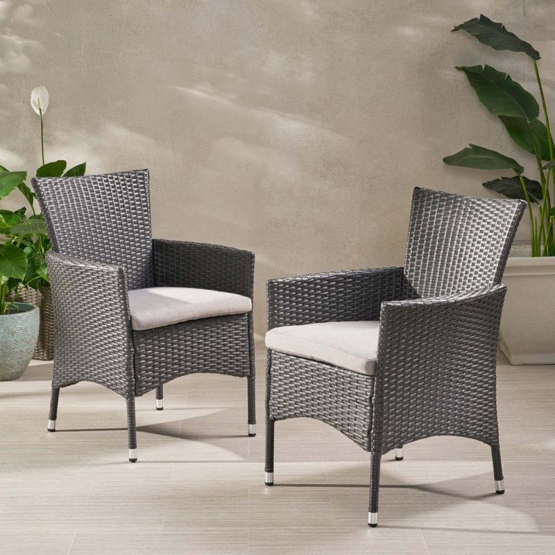 Chaise de salle à manger Malta (ensemble de 2), Gris
