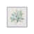 Cadre de coin ouvert en chrome poli