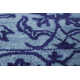 Torraca Moroccan Handmade Tufted Wool Area Rug in Blue