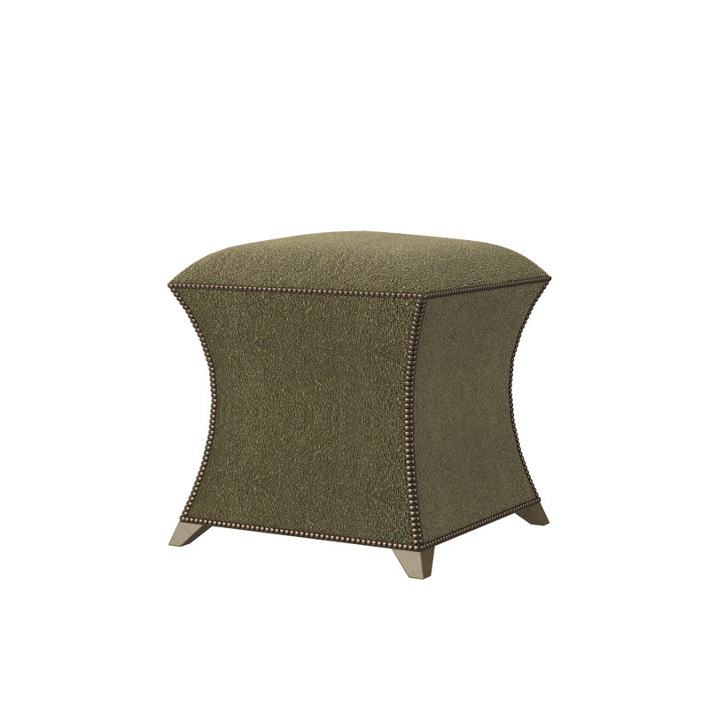 Hayes Upholstered Ottoman, Dune, Rise Fern (Performance fabric) 1357-34