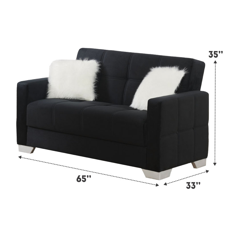 Effrosini 65 po, Microfibre noire