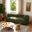 Canapés courbés et confortables, 87,5 pouces Boucle Modern Contemporary Home