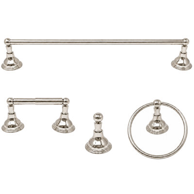 Ensemble de quincaillerie d'accessoires de salle de bain 4 pièces St. Lawrence P4BSTL18