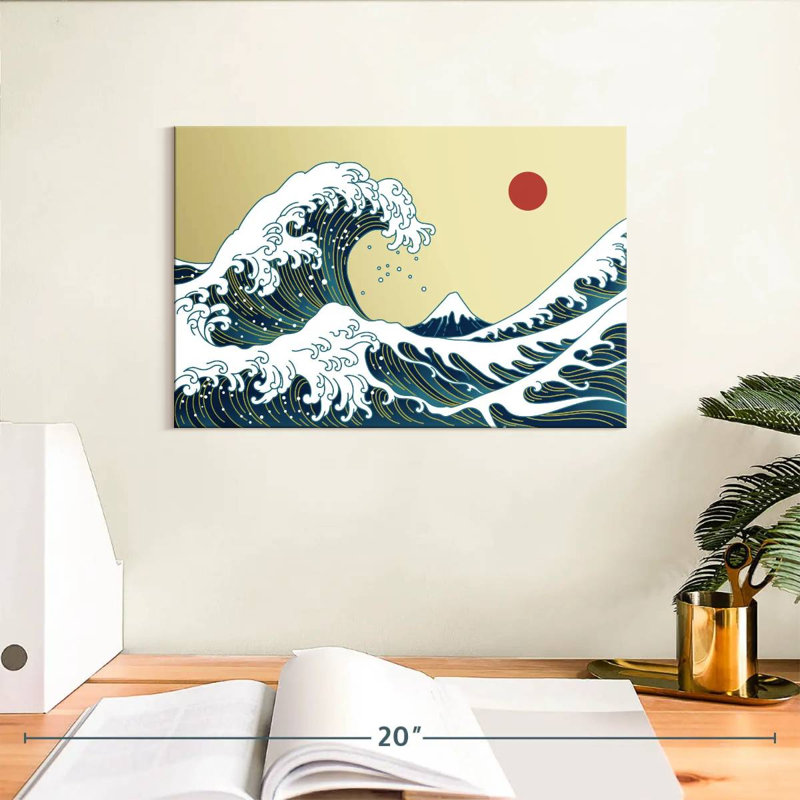Gillard Great Wave Off Kanagawa, H 8 po x l 12 po